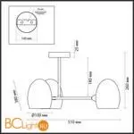 Люстра Lumion KENDALL 6514/3C - Фото 0