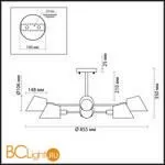 Люстра Lumion Kenia 4465/8C - Фото 2