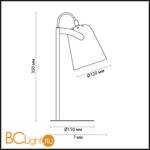 Настольная лампа Lumion Kenny 3651/1T - Схема