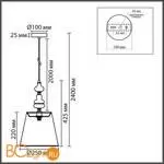 Подвесной светильник Lumion KENTUKI 8283/1A - Фото 0
