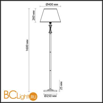 Торшер Lumion Kimberly 4408/1F - Схема