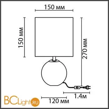 Настольная лампа Lumion KOHALA new 8230/1T - Фото 0
