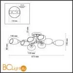 Люстра Lumion Lacie 4536/8C - Фото 1