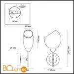 Бра Lumion Lacie 4536/1W - Фото 1