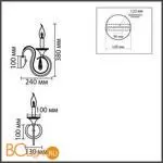 Бра Lumion LAOKA 8032/1W - Фото 0