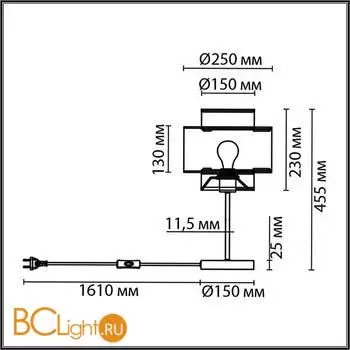 Настольная лампа Lumion LAUNA new 8043/1T - Фото 0