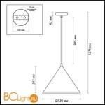 Подвесной светильник Lumion Lenny 3724/24L - Схема