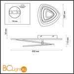 Потолочный светильник Lumion Levels 4424/99CL - Схема