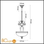 Подвесной светильник Lumion Lysette 2986/3A - Схема