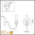 Бра Lumion Mackenzie 4495/1W - Фото 1