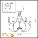 Люстра Lumion Mackenzie 4495/5C - Фото 1