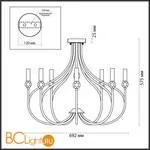 Люстра Lumion Mackenzie 4495/8C - Фото 2