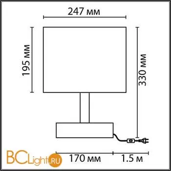 Настольная лампа Lumion MADERANA new 8205/1T - Фото 0
