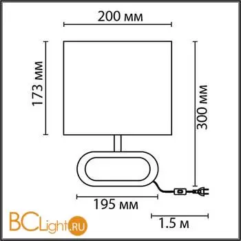 Настольная лампа Lumion MADERANA new 8199/1T - Фото 0