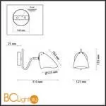 Бра Lumion Madison 4540/1W - Фото 1