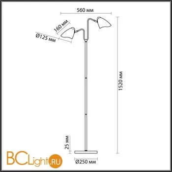 Торшер Lumion Madison 4540/2F - Фото 1