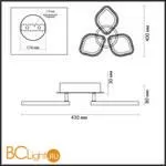 Потолочный светильник Lumion Magnolia 5202/54CL - Фото 0