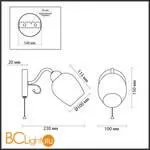 Бра Lumion MARCELA 4594/1W - Фото 0