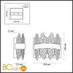 Настенный светильник Lumion MARGOT 5267/2W - Фото 0