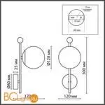 Настенный светильник Lumion MELODY new 6581/1W - Фото 0