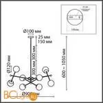 Люстра Lumion MELODY new 6581/8 - Фото 1