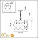 Подвесной светильник Lumion MICAELA 5270/4 - Фото 0