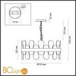 Подвесной светильник Lumion MICAELA 5270/6 - Фото 0