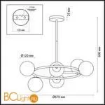 Люстра Lumion Misty 4466/6C - Фото 1