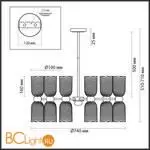 Люстра Lumion MONROE 6511/12C - Фото 0