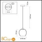 Подвесной светильник Lumion MONTY 5284/1 - Фото 0