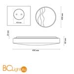 Потолочный светильник Lumion Nalu 4499/72CL - Схема