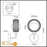Бра Lumion Noelle 4531/1W - Фото 1