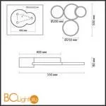 Потолочный светильник Lumion Norbert 5255/64CL - Фото 0