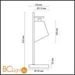 Настольная лампа Lumion North 3751/1T - Схема