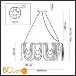 Люстра Lumion OCHRE 6515/6 - Фото 0