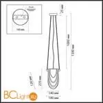 Люстра Lumion OCHRE 6515/1 - Фото 0