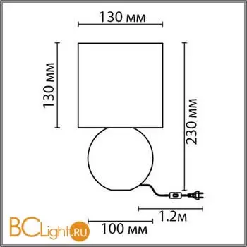 Настольная лампа Lumion OCTAVIA new 8225/1T - Фото 0