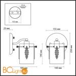 Бра Lumion Ora 3069/1W - Схема
