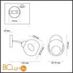 Бра Lumion Paige 4519/1W - Фото 1