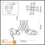 Люстра Lumion Paula 4533/8C - Фото 2