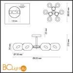 Люстра Lumion Penelopa 4548/6C - Фото 2