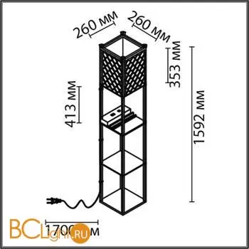 Торшер Lumion PRACTIC new 8093/1F - Фото 1