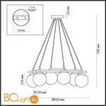 Люстра Lumion Randi 5212/6 - Фото 0