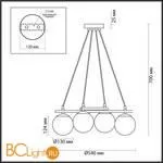 Люстра Lumion Randi 5212/4 - Фото 0