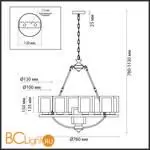 Люстра Lumion RIVERLY 6524/9 - Фото 0