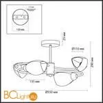 Люстра Lumion Romeo 5207/4C - Фото 0