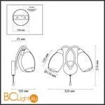 Бра Lumion Romeo 5207/2W - Фото 0