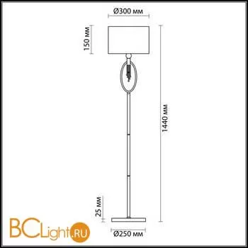 Торшер Lumion Santiago 4515/1F - Фото 1