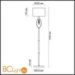 Торшер Lumion Santiago 4515/1F - Фото 1