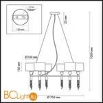 Люстра Lumion Santiago 4516/6 - Фото 1